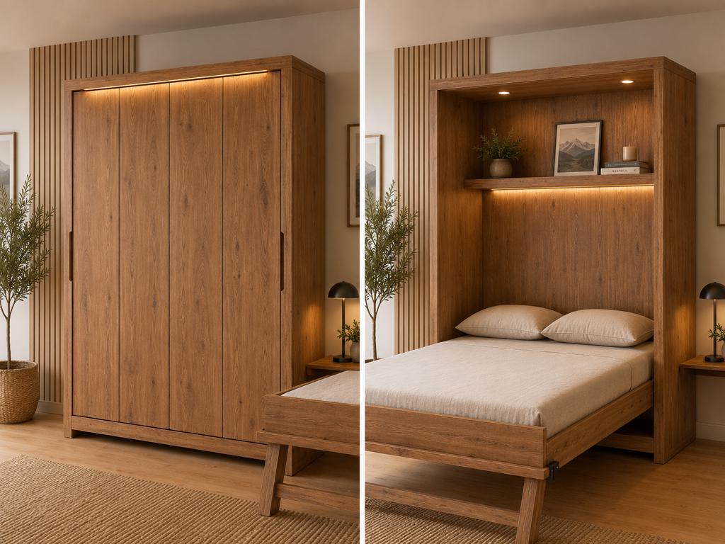Custom Wardrobe & Fold-Down Bed-advance payment