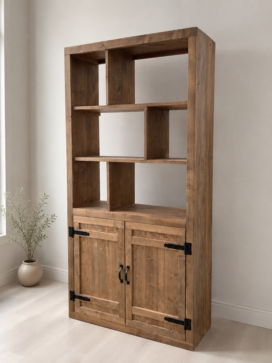 Raft Agnes, lemn masiv 200x100x38cm-Outlet