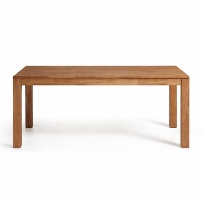 Masa dining extensibila maro din lemn stejar  75x180(260) cm-Outlet