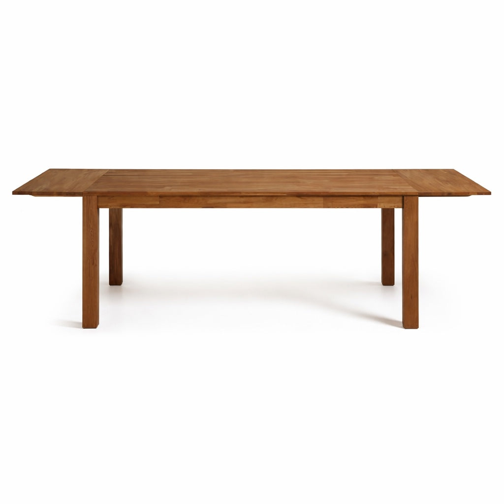 Masa dining extensibila maro din lemn stejar  75x180(260) cm-Outlet