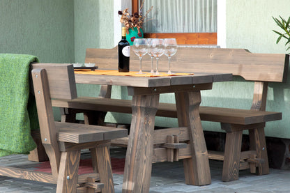 Set mobila de gradina cu banci