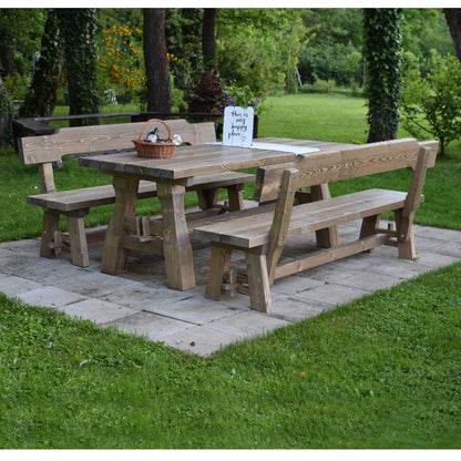 Set mobila de gradina cu banci