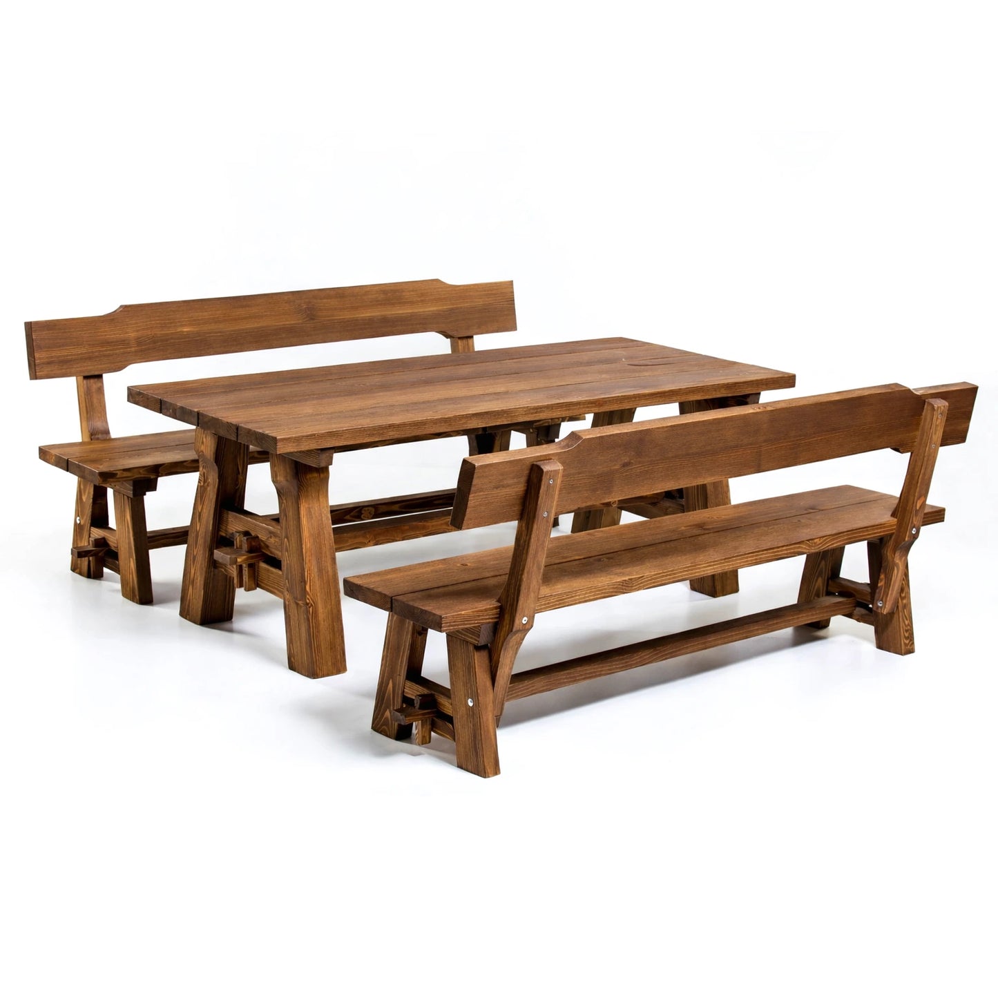 Set mobila de gradina cu banci