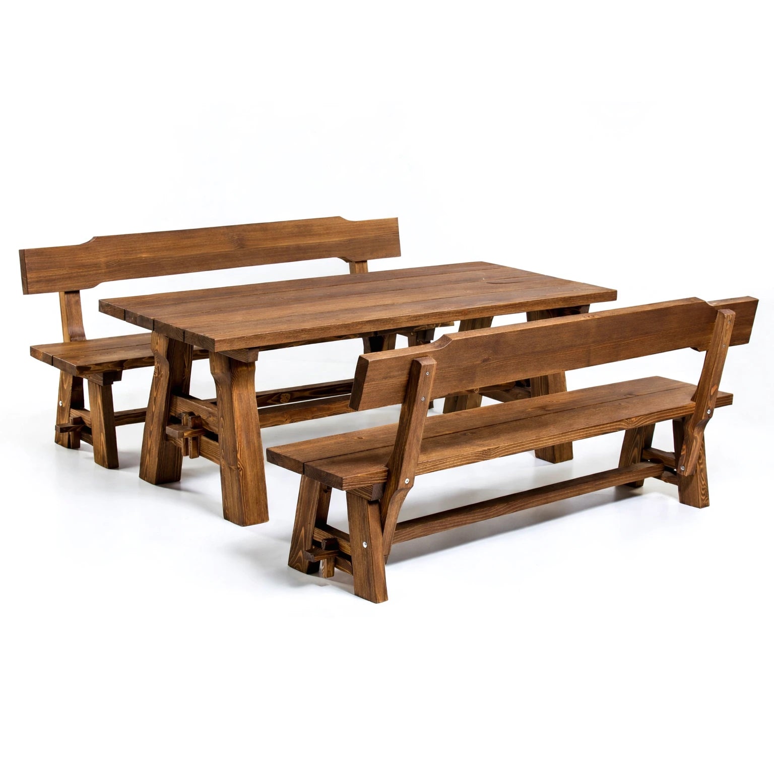 Set mobila de gradina cu banci