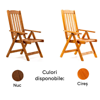 Set mobilier gradina pliabil si extensibil Bonaza
