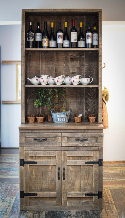 Un bufet rustic