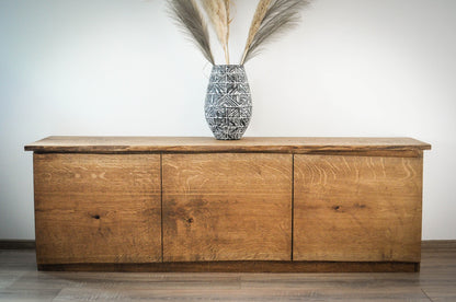 Comoda rustic din stejar