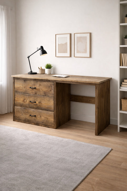 O comoda rustica in camera