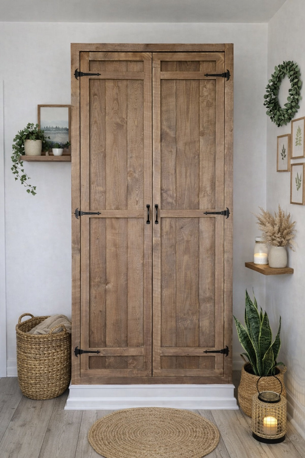 Un dulap rustic in camera