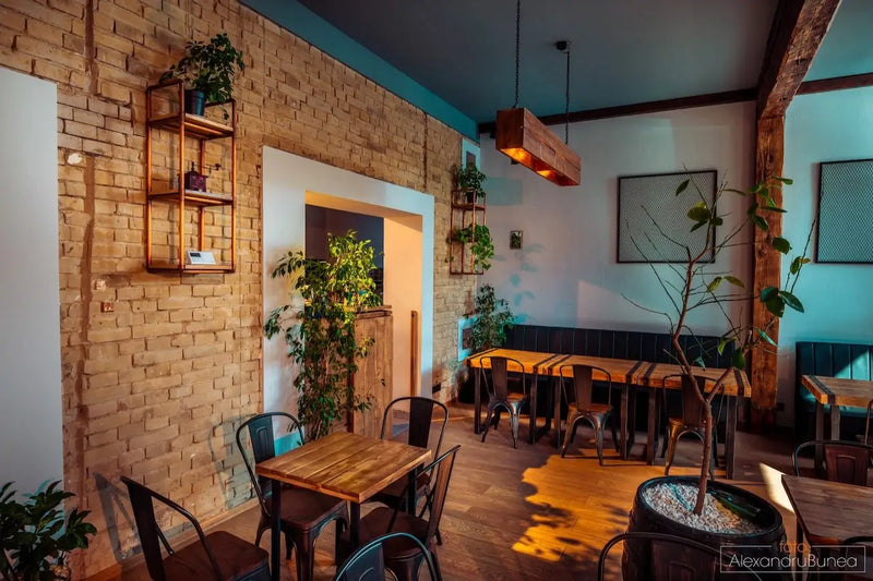 Rustic solid wood restaurant furniture