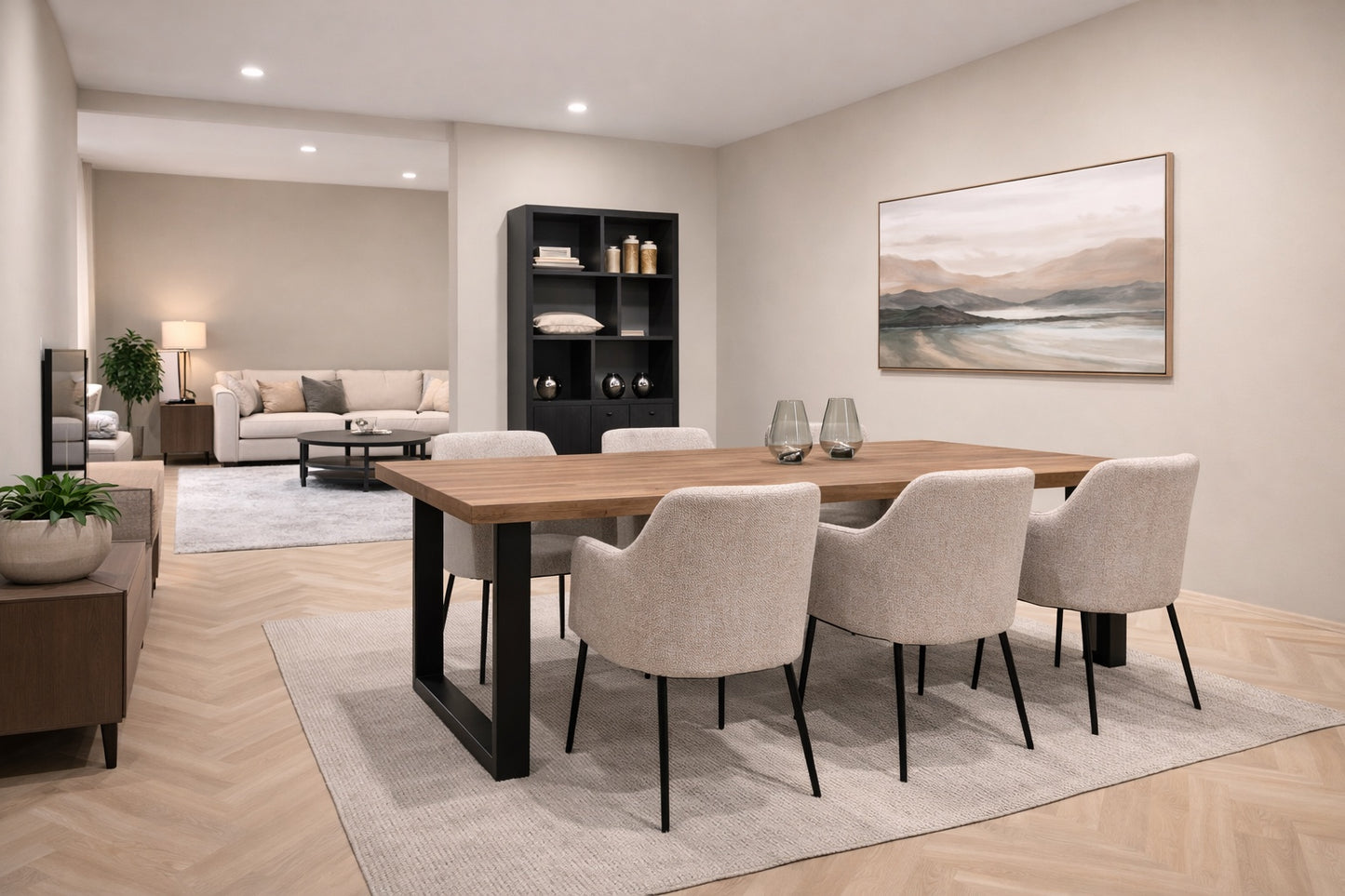 Masa modern rustic in camera