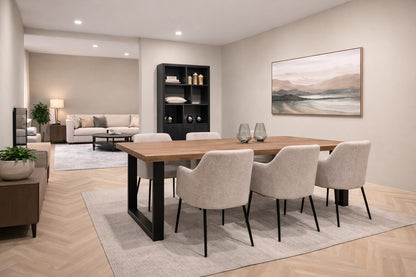 Masa modern rustic in camera