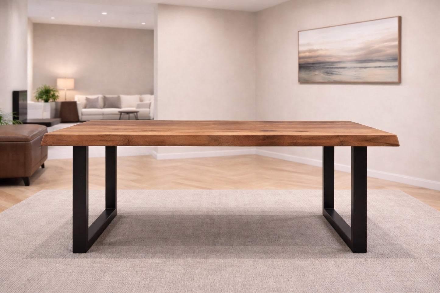 Masa modern rustic in camera