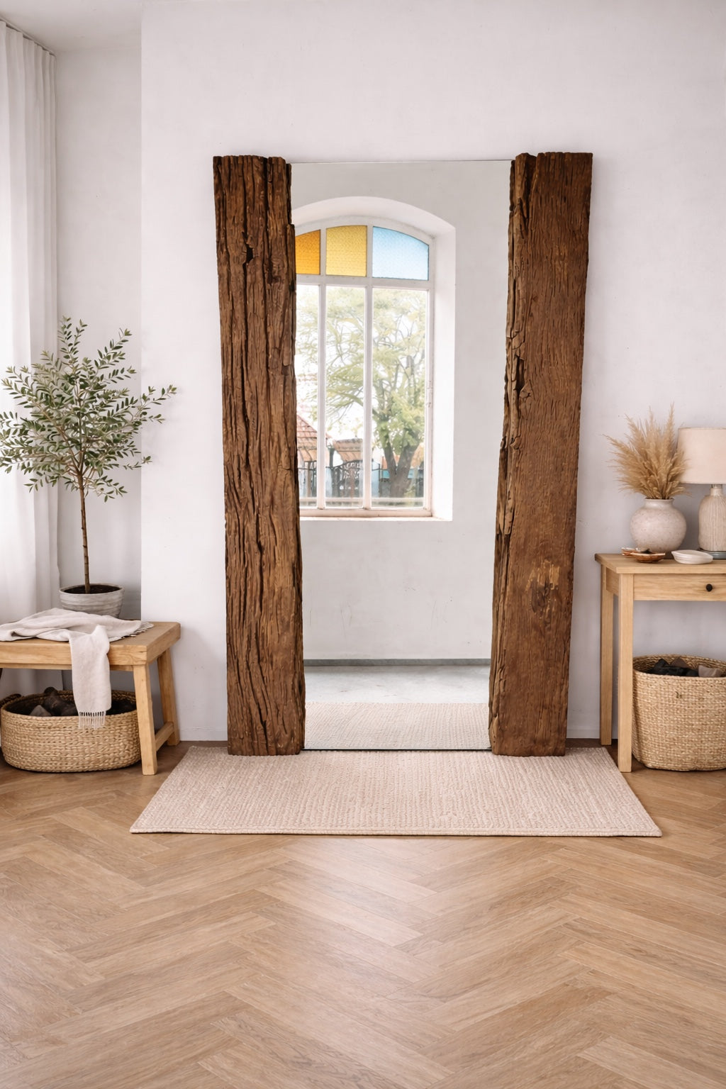 Oglinda din stejar vechi