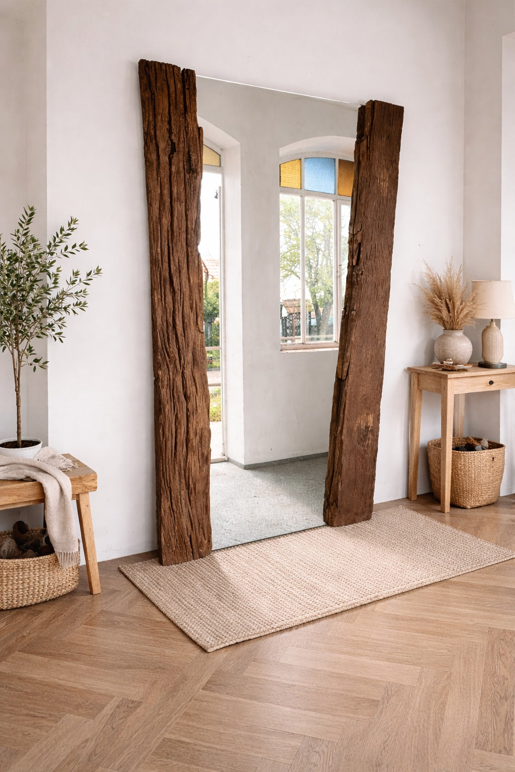 Oglinda din stejar vechi