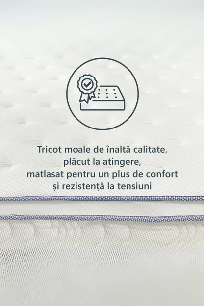 O saltea albă pentru dormior cu descriere
