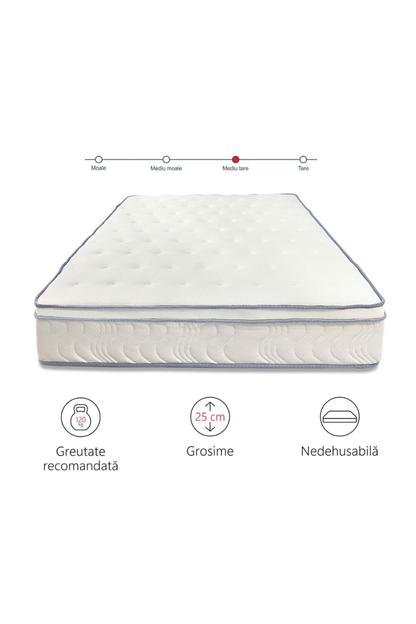 O saltea albă pentru dormior 