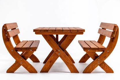 Set masa cu banci pentru gradina