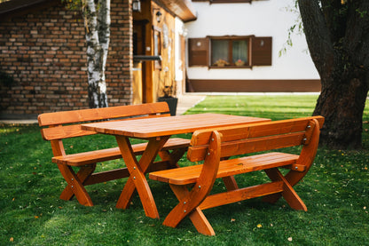 Set masa cu banci pentru gradina