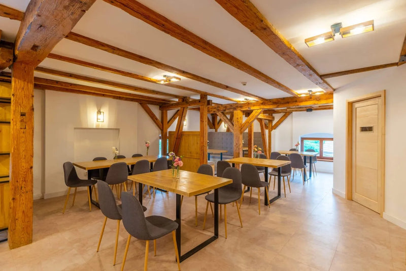Rustic solid wood restaurant furniture